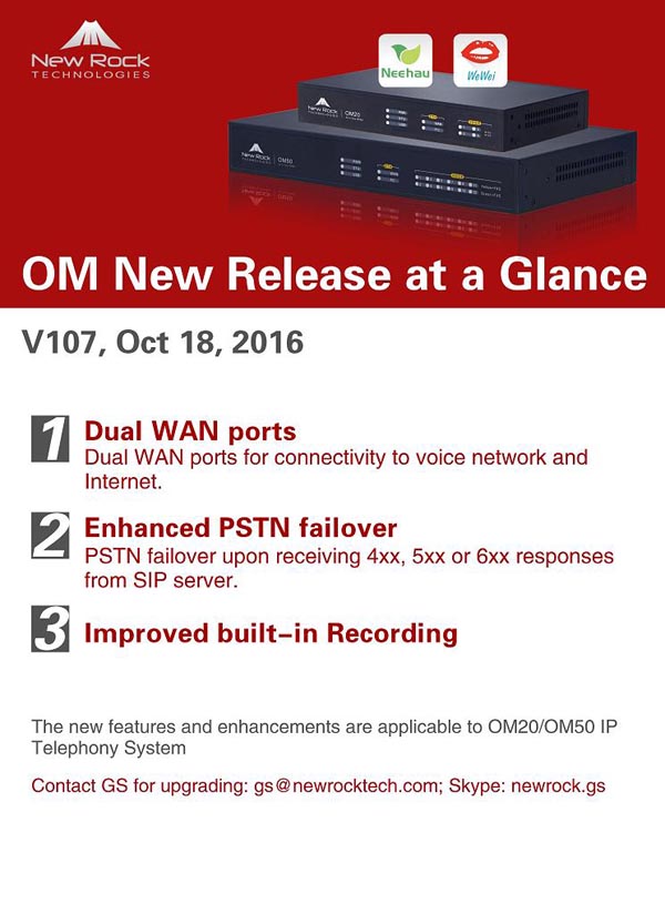 OM New Release at a Glance V107