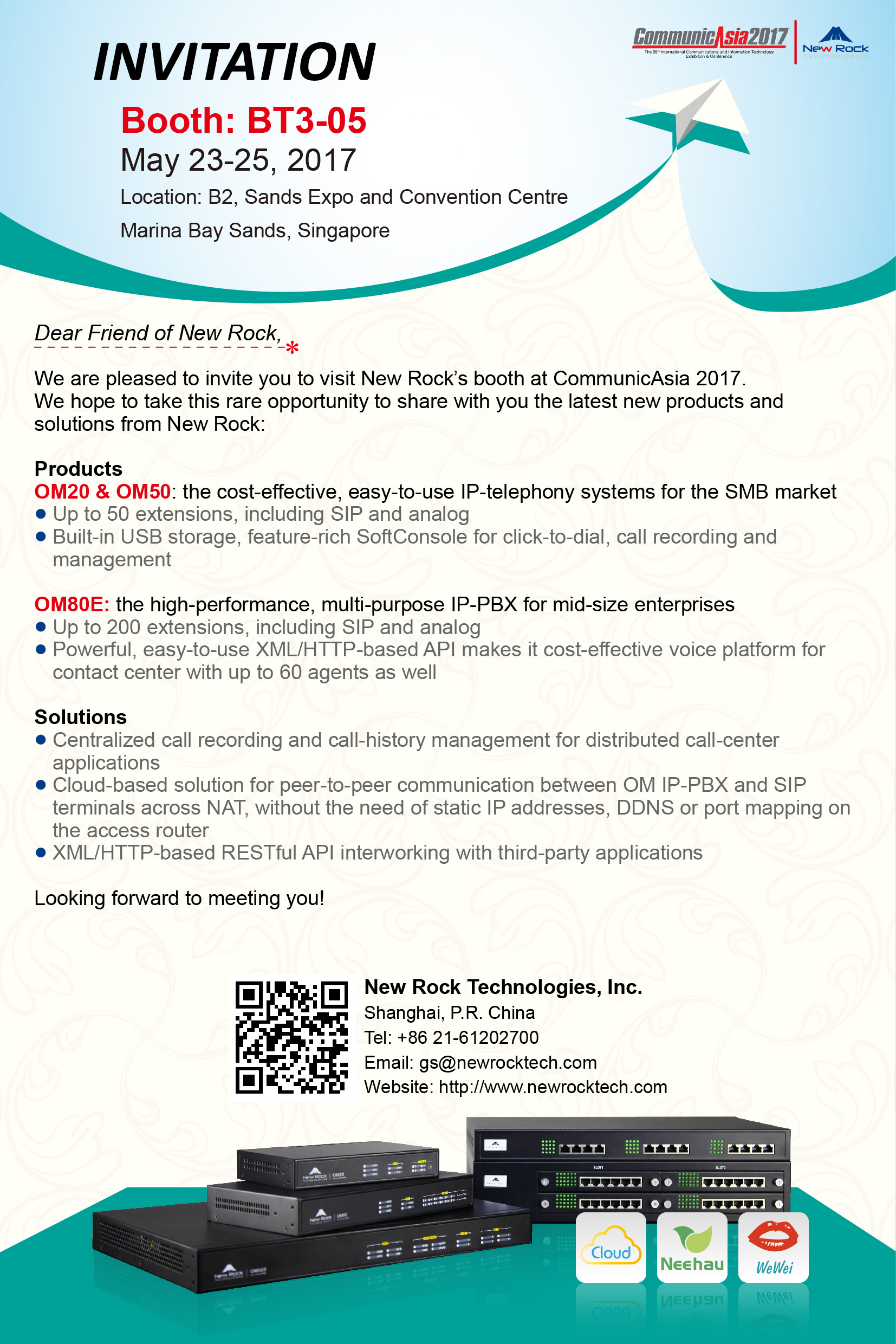 Newrock Communic Asia 2017
